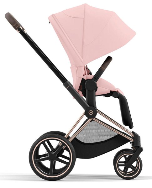Cybex Коляска 2 в 1 Priam IV Rosegold / цвет Peach Pink, рама розовое золото