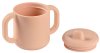 Beaba Поильник силиконовый Silicone learning cup / цвет розовый