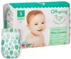 Offspring Подгузники, S 3-6 кг. 48 штуки / расцветка Листочки