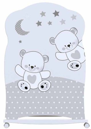Bambini Moretti Кровать детская Bears / цвет белый