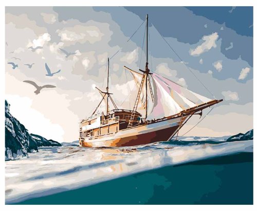 Lori Картина по номерам "Морское путешествие"