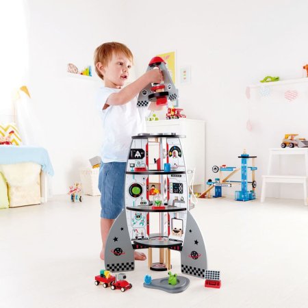 Hape Игровой набор Четырехступенчатый космический корабль