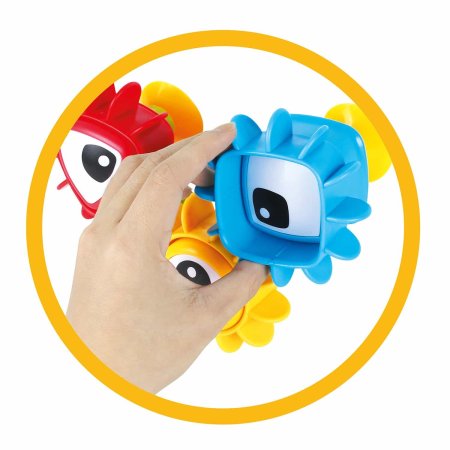 Жирафики Игрушка-сортер для купания "Глазастик", крепится на присоски