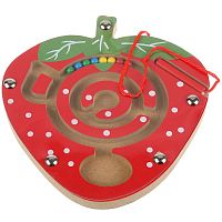 Игрушка Буратино  игра-лабиринт магнит. Фрукты-ягоды, 15 см. в ассортименте