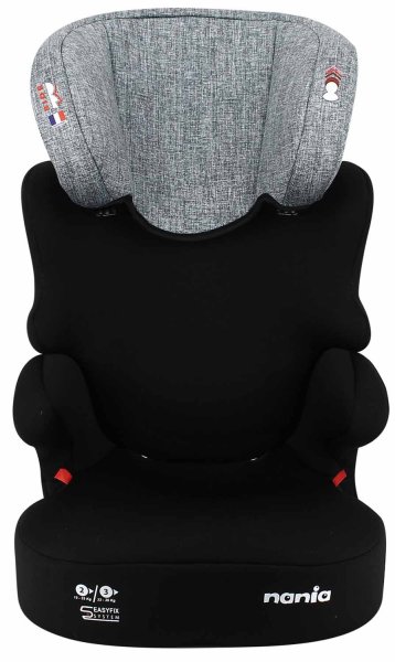 Nania Автокресло Befix Easyfi (15-36 кг) / цвет Tech Silver (черный-серый)
