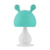 Roxi Kids Силиконовый прорезыватель Mushroom с держателем в футляре / цвет мятный