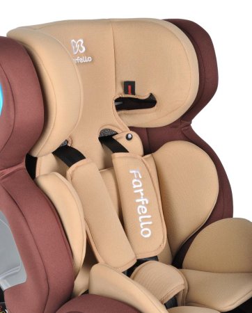 Farfello Автокресло детское GM0932 / цвет коричневый/brown GM0932-b