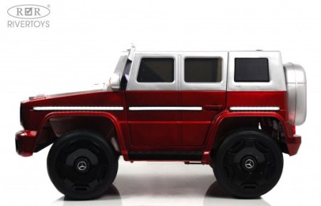 RiverToys Детский электромобиль Mercedes-Benz EQG (E222EE)  / цвет красный глянец