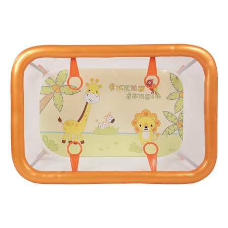 Polini kids Манеж Basic / цвет Оранжевый, Джунгли