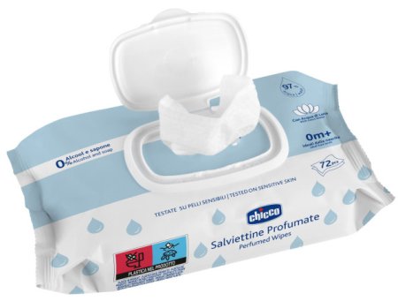 Chicco Салфетки влажные, 72 штуки