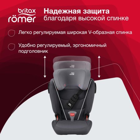 Britax Roemer Детское автокресло KIDFIX III S / цвет Storm Grey Trendline / серый