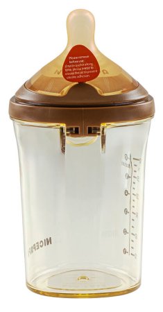 Nice Papa бутылочка антико/шир.гор.180 мл/0-3 мес ppsu /цвет brown(коричневый)