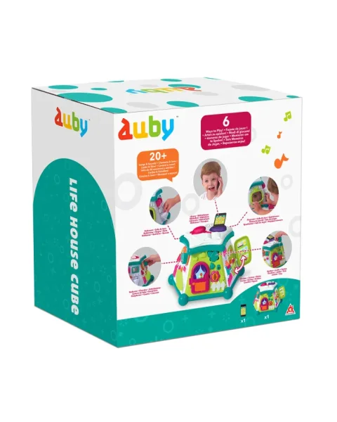 41090 Ауби. Развивающая игрушка Веселый домик, свет и звук. TM Auby