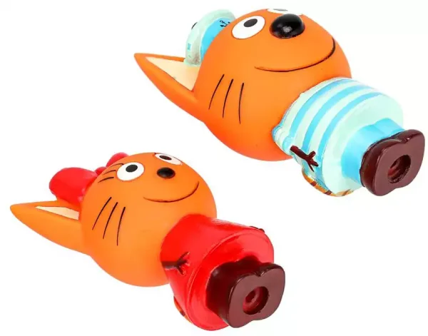 КАПИТОШКА Игрушка пластизоль для ванны "Три Кота", в кор.100шт