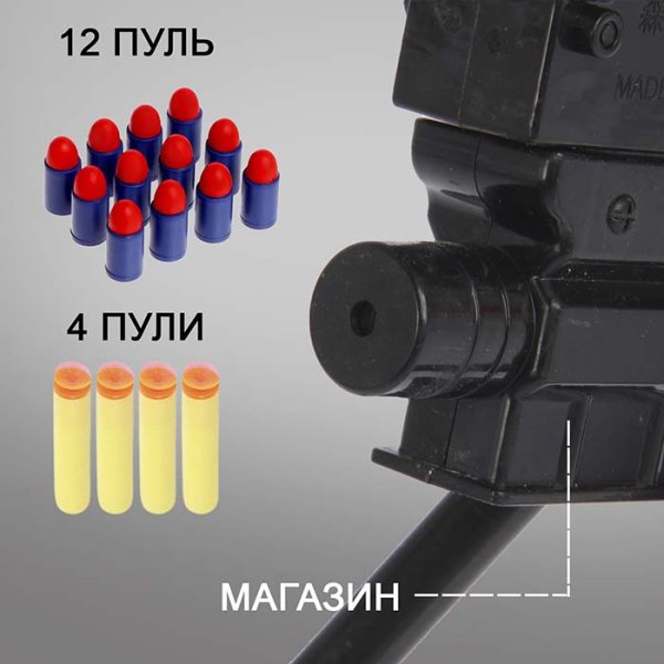 Автомат "Миниган", с мягкими пулями