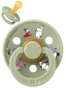Пустышка латексная BIBS x Moomin Colour - Friends - Sage, 6+ мес.