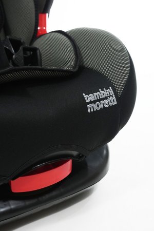 Bambini Moretti Детское автомобильное кресло BS-02 Isofix, 9-25 кг, цвет / карбон - черный