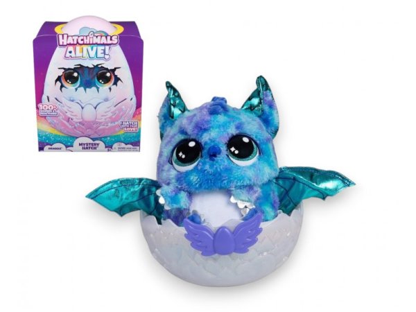 Хэтчималс. Интерактивная игрушка сюрприз, Дракон,  свет, звук.Hatchimals