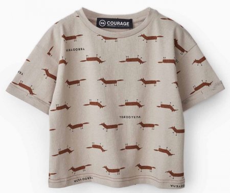 88083 Happy Baby Детская футболка oversize, короткий рукав, трикотаж
