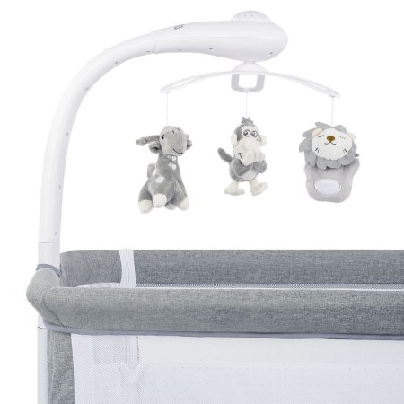 Nuovita Приставная кроватка для новорожденных Accanto Festa/ цвет Grigio/Серый