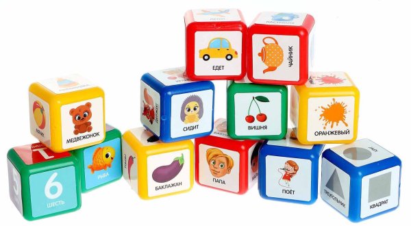 Zabiaka Набор кубиков "Логопедические"