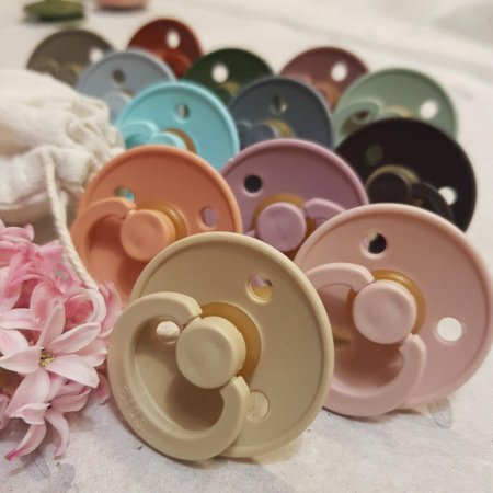 BIBS Colour соска-пустышка 6-18 мес., Blush