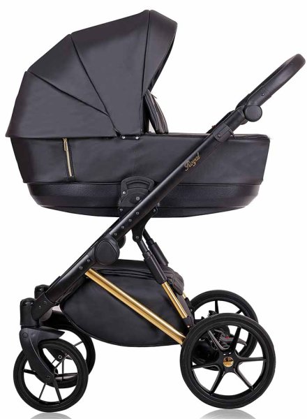 Bambini Moretti Коляска 2 в 1 Comfort / цвет черная кожа