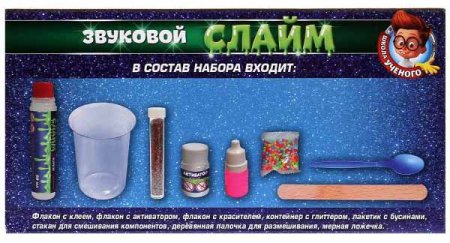 Играем вместе Набор «Звуковой слайм» из серии «Школа учёного»