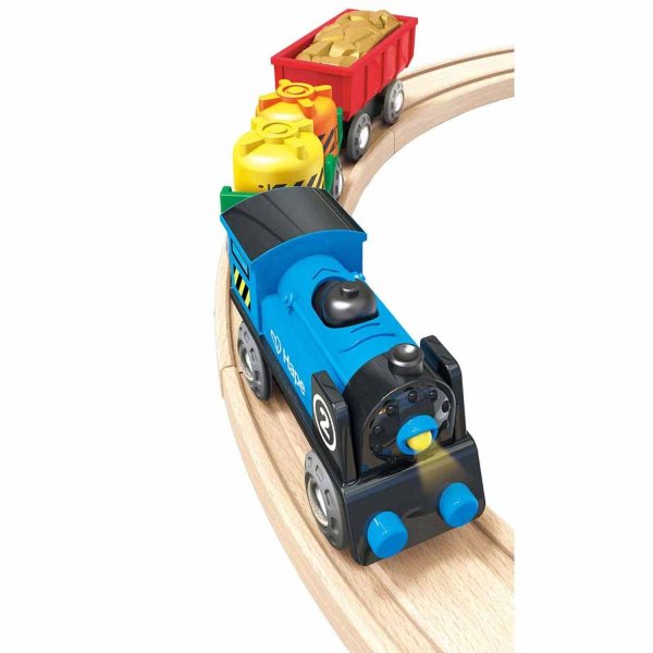 Hape Игрушечный поезд Товарный / цвет красный, синий