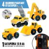 Автоград Гибкий автотрек "Мегастройка", 124 детали