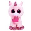 Ty Мягкая игрушка BB Darling Розовый единорог с сердечком, 25 см
