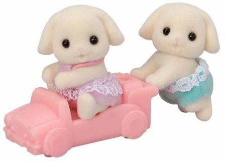 Sylvanian Families Набор "Цветочные кролики-близнецы"