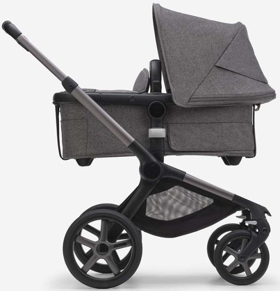 Bugaboo Коляска 2 в 1 Fox5 complete / цвет Graphite/ Grey Melange/ Grey Melange (серый)