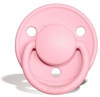Bibs Соска-пустышка De Lux силиконовая, 0+ месяцев / цвет Baby Pink (розовый)					