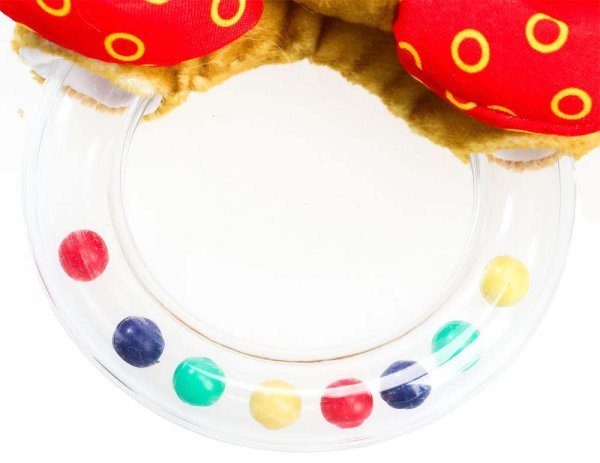 Умка Текстильная погремушка на кольце «Мишка»