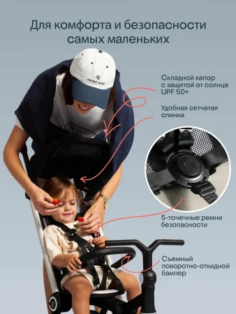(м)Трехколес.склад.велос.SmarTrike Wonder + (5800600 Sand)