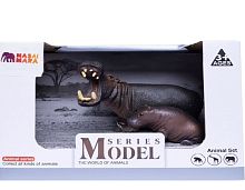 Паремо Набор фигурок животных серии "Мир диких животных" : Семья бегемотов, 2 предмета					
