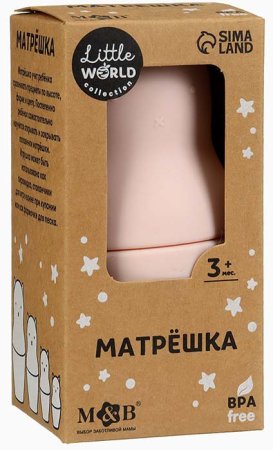 Mum&Baby Развивающая игрушка «Котик-матрешка»