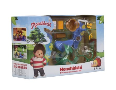 Monchhichi  Набор аксессуаров для спальной комнаты (с зеленым ковром)