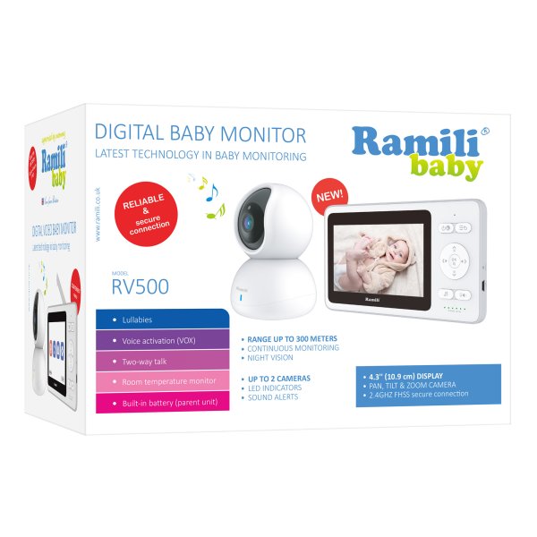 Ramili Baby Видеоняня RV500 / цвет белый