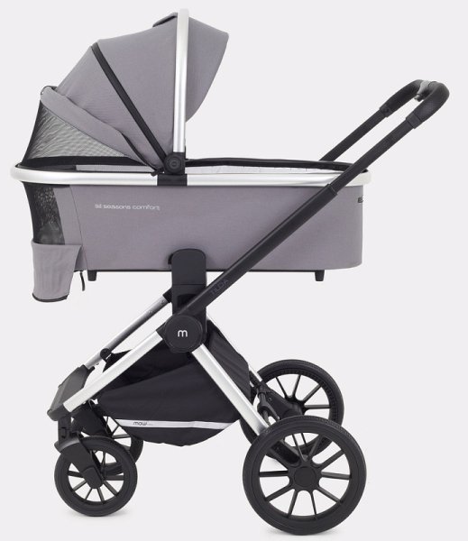 MowBaby Коляска 3 в 1 Tilda / цвет Black (черный)