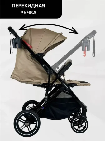 K356 Коляска прогул.Bambini Moretti  (khaki)