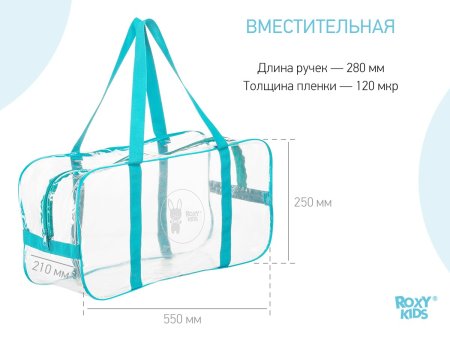Roxi Kids Сумка в роддом / цвет бирюзовый
