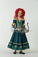 Карнавальный костюм "Принцесса Мерида"  / 8-9 лет / рост 128 см / р.34