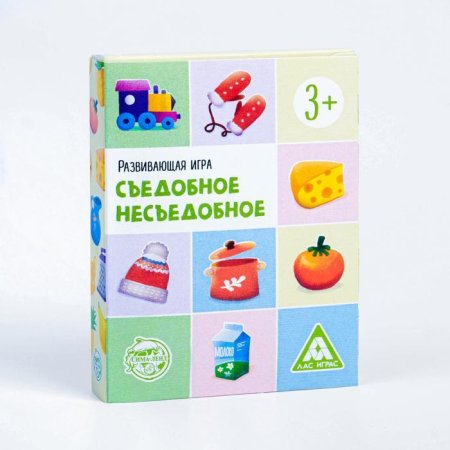 Развивающая игра "Съедобное не съедобное", 36 карт, 3+ 104454