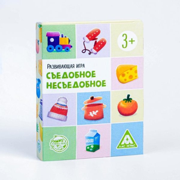 Развивающая игра "Съедобное не съедобное", 36 карт, 3+ 104454