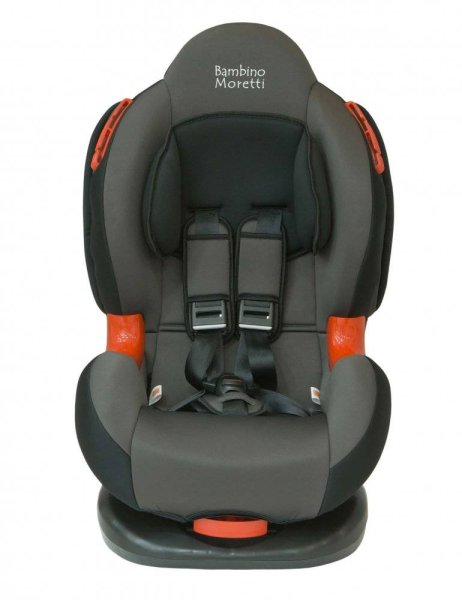 Bambino Moretti Детское автомобильное кресло BS-02 Isofix / группа I/II / цвет серый-чёрный