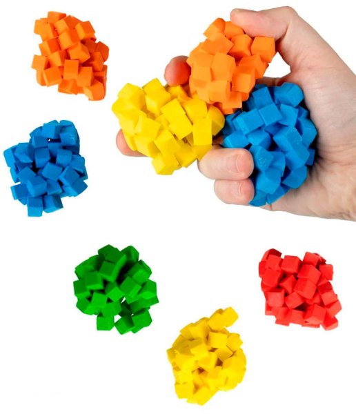 1Toy Конструктор-пластилин Gummy Blocks, 5 цветов