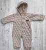 Flexi Комбинезон с капюшоном / 6-9 месяцев / цвет бежевый