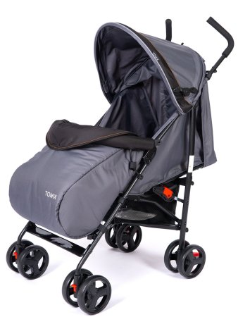 (Т) Коляска Bambini Moretti KIKA  (Grey/Black)